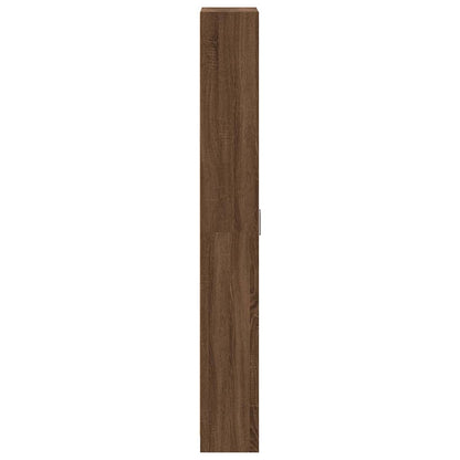 Guardaroba Rovere marrone 55 x 25 x 189 cm Legno multistrato
