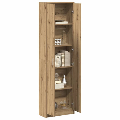 Guardaroba con lo scaffale rovere artigianale 55 x 25 x 189 cm