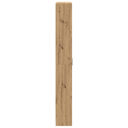 Guardaroba con lo scaffale rovere artigianale 55 x 25 x 189 cm