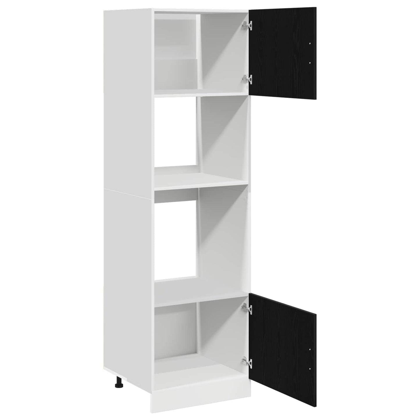 Armadio pensile Rovere Nero 60 x 57 x 207 cm Legno multistrato | homemem39