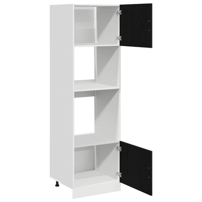 Armadio pensile Rovere Nero 60 x 57 x 207 cm Legno multistrato | homemem39