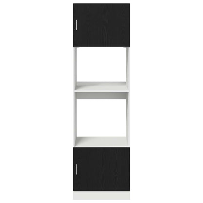 Armadio pensile Rovere Nero 60 x 57 x 207 cm Legno multistrato | homemem39