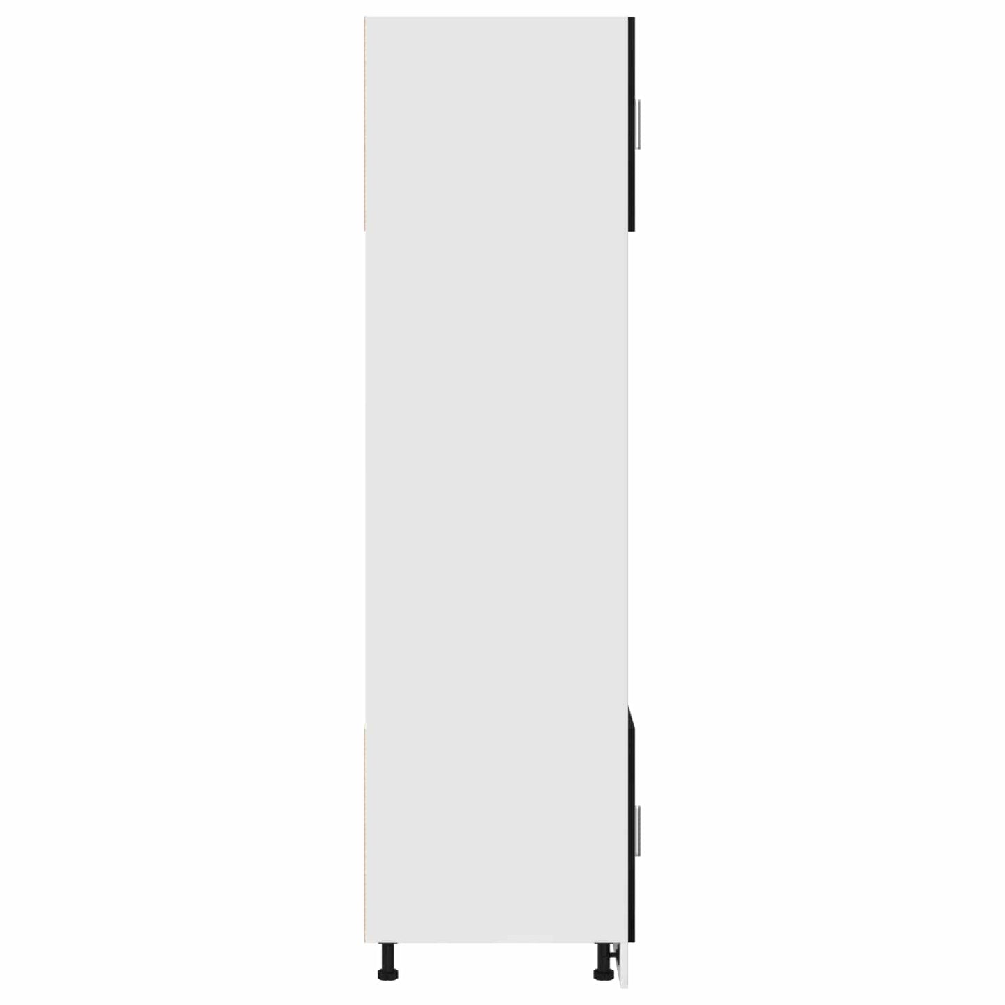 Armadio pensile Rovere Nero 60 x 57 x 207 cm Legno multistrato | homemem39
