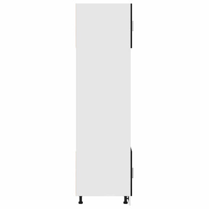 Armadio pensile Rovere Nero 60 x 57 x 207 cm Legno multistrato | homemem39