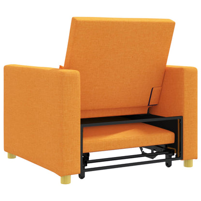 Divano letto estraibile singolo Giallo scuro 90 x 165 x 87 cm | homemem39