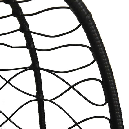 Sedia uovo sospesa Antracite 91,5 x 54,5 x 107 cm polyrattan | homemem39
