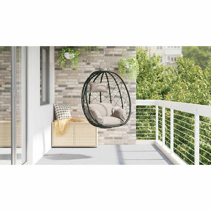 Sedia uovo sospesa Talpa 91,5 x 54,5 x 107 cm polyrattan | homemem39