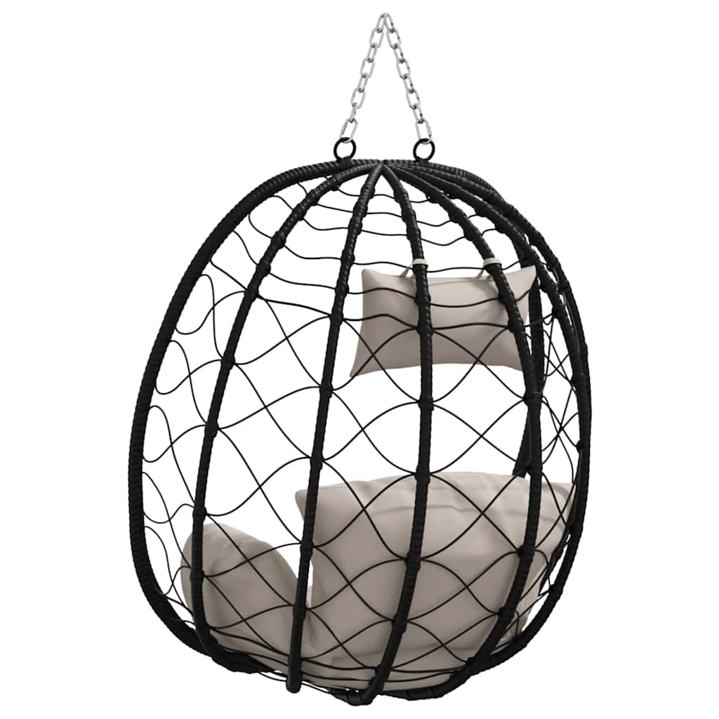 Sedia uovo sospesa Talpa 91,5 x 54,5 x 107 cm polyrattan | homemem39