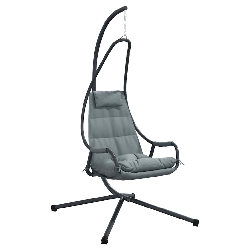 Sedia uovo sospesa Antracite 94 x 107 x 196.5 cm Acciaio