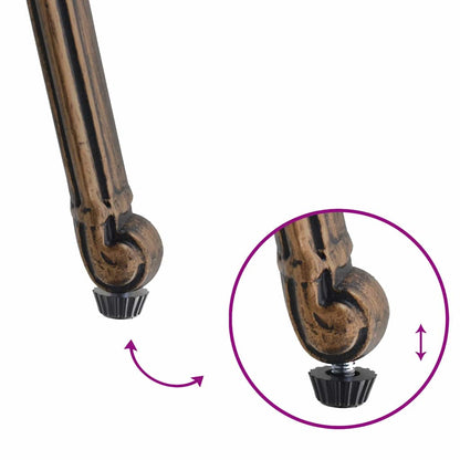 Sedia da Giardino 2 pcs Bronzo 64 x 62 x 93cm Alluminio