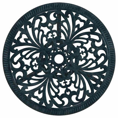 Set Bistro da Giardino 3 pcs Verde Alluminio