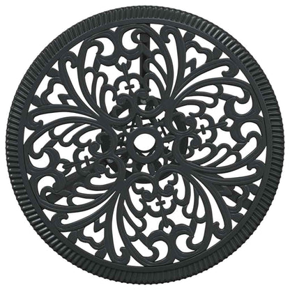 Set Bistro da Giardino 3 pcs Nero Alluminio