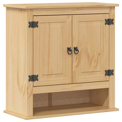 Set Mobili da Bagno 3 pz Corona in Legno Massello di Pino | homemem39
