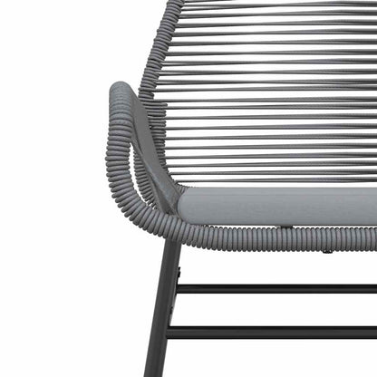 Set da Pranzo da Giardino 9 pz con Cuscini Polyrattan Vetro