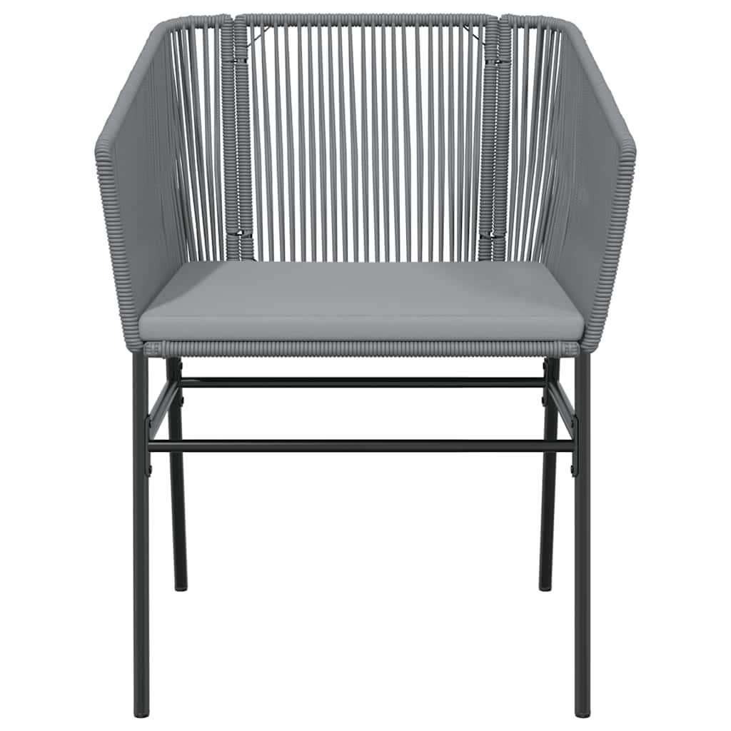 Set da Pranzo da Giardino 7 pz con Cuscini Polyrattan Vetro | homemem39