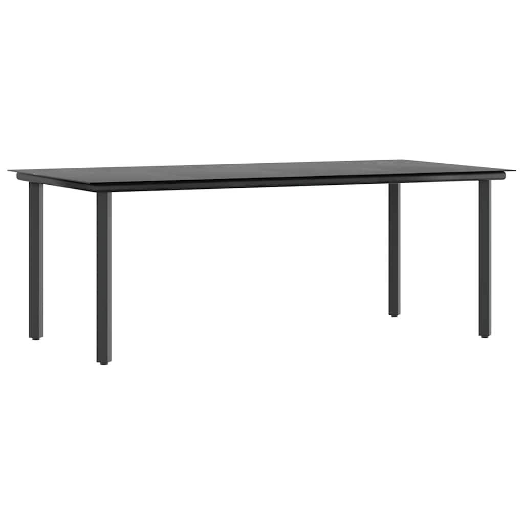 Set da Pranzo da Giardino 7 pz con Cuscini Polyrattan Vetro | homemem39