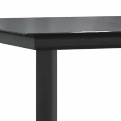 Set Pranzo da Giardino 7pz Marrone Polyrattan Vetro