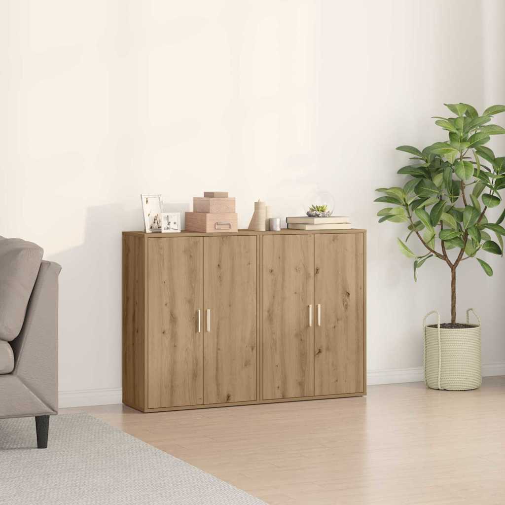 Credenza rovere artigianale 60 x 31 x 84 cm Legno multistrato - homemem39