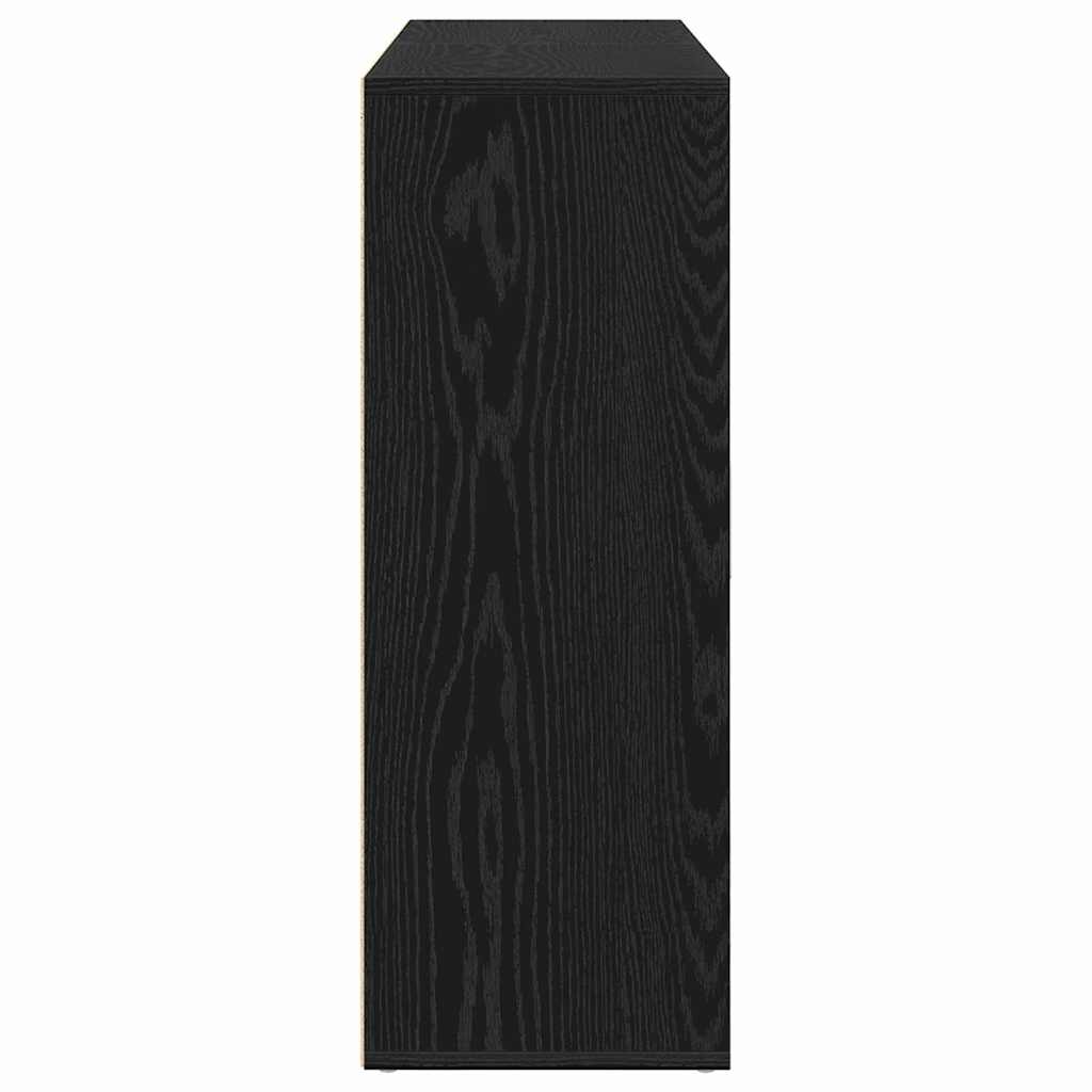 Credenza Rovere nero 60 x 31 x 84 cm Legno multistrato - homemem39