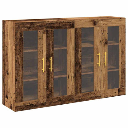 Armadi da Muro 2 pcs Legno vecchio 69,5 x 34 x 90 cm - homemem39