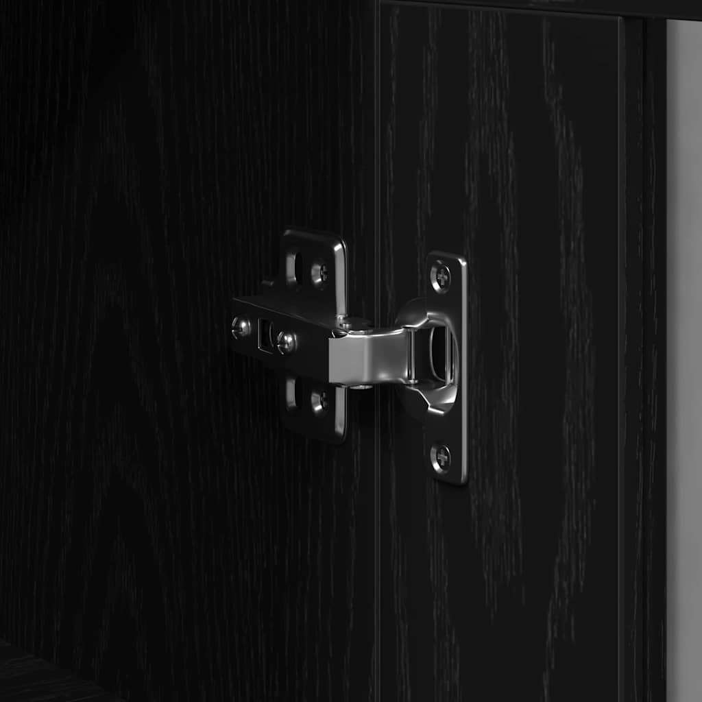 Armadi da Muro 2 pcs Rovere nero 69,5 x 34 x 90 cm - homemem39