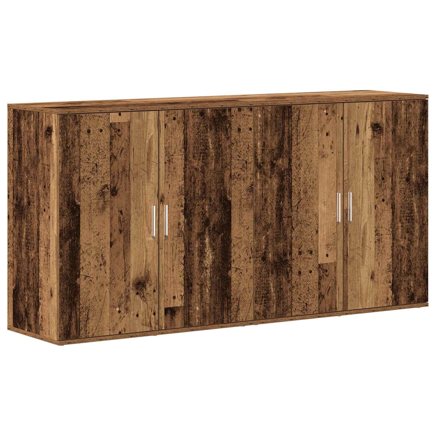 Credenza 2 pcs Legno vecchio 79 x 38 x 80 cm Legno multistrato