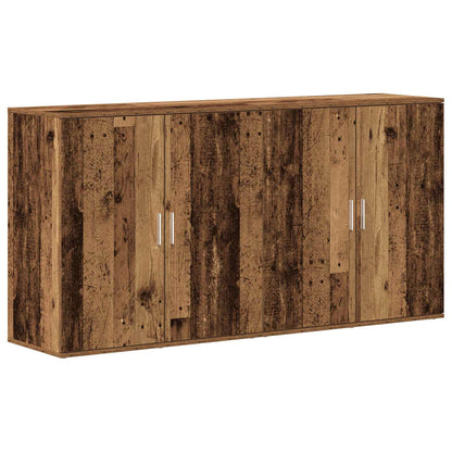 Credenza 2 pcs Legno vecchio 79 x 38 x 80 cm Legno multistrato