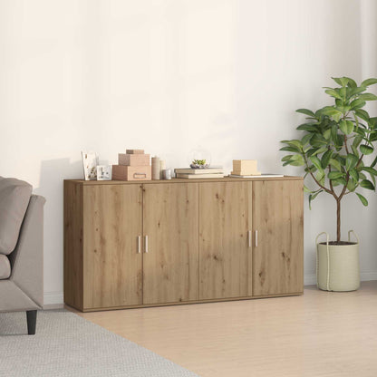 Credenza 2 pcs Rovere artigianale 79 x 38 x 80 cm