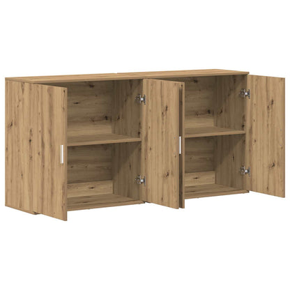 Credenza 2 pcs Rovere artigianale 79 x 38 x 80 cm