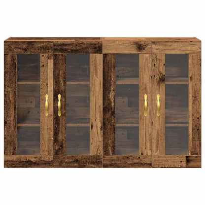 Armadi da Muro 2 pcs Legno vecchio 69,5 x 34 x 90 cm - homemem39