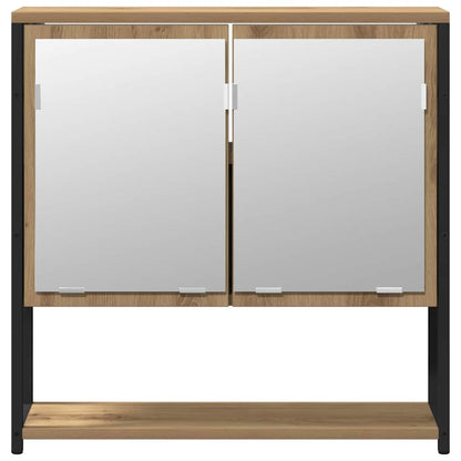 Set di mobili per il bagno 2 pz Marrone 60 x 30 x 60 cm | homemem39