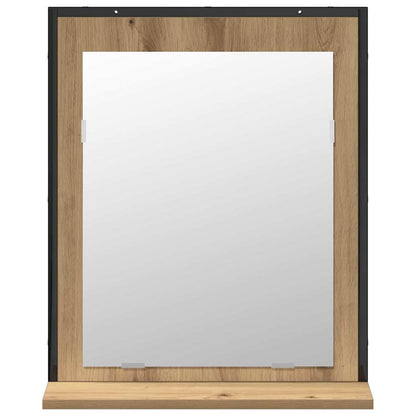 Set di mobili per il bagno 2 pcs Marrone Legno multistrato