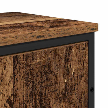 Set di mobili per il bagno 2 pcs Marrone Legno multistrato | homemem39