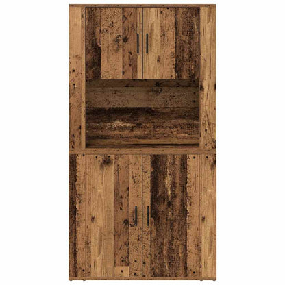 Highboard Legno vecchio 80 x 33 x 150 cm Legno multistrato - homemem39