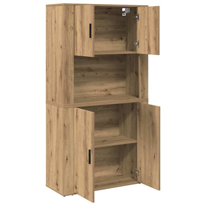 Credenza Rovere artigianale 80 x 33 x 150 cm Legno multistrato | homemem39