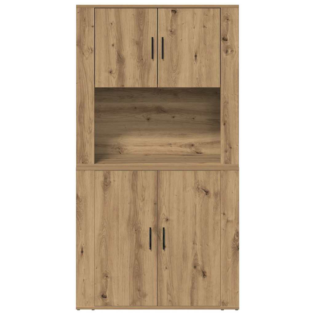 Credenza Rovere artigianale 80 x 33 x 150 cm Legno multistrato | homemem39