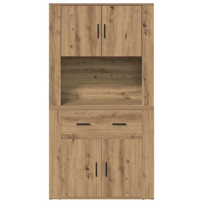 Highboard rovere artigianale 80 x 33 x 150 cm Legno multistrato