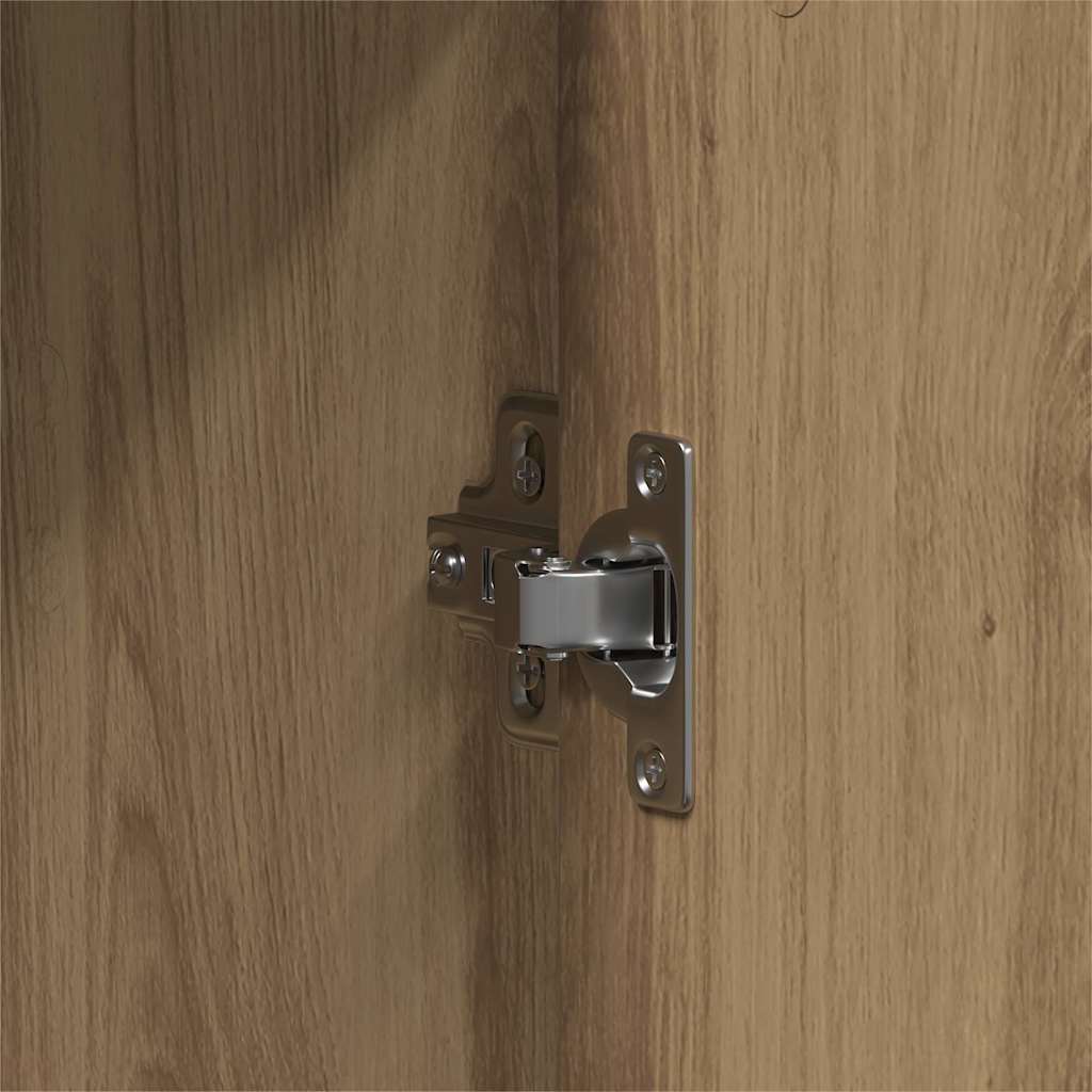 Set di mobili per il bagno 3 pcs Marrone Legno multistrato