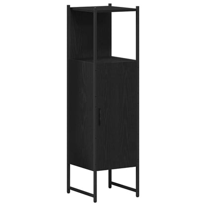 Set di mobili per il bagno 3 pcs Nero Legno multistrato | homemem39