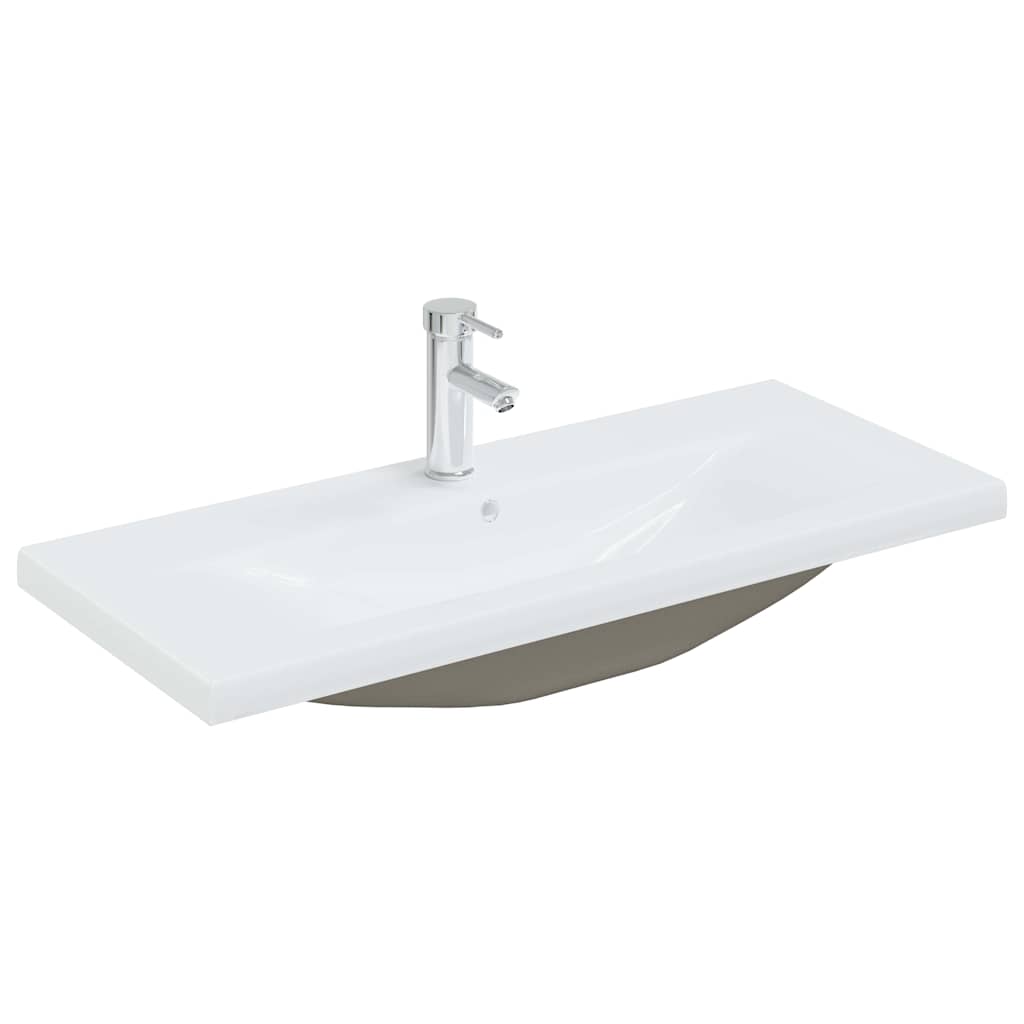Set di mobili per il bagno 4 pcs Rovere Nero Legno multistrato | homemem39