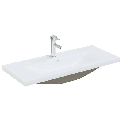 Set di mobili per il bagno 4 pcs Rovere Nero Legno multistrato | homemem39