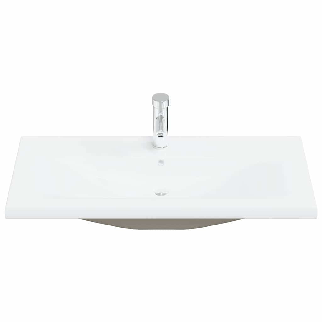 Set di mobili per il bagno 4 pcs Rovere Nero Legno multistrato | homemem39