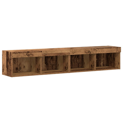 Set mobile TV 6 pcs Legno vecchio Legno multistrato