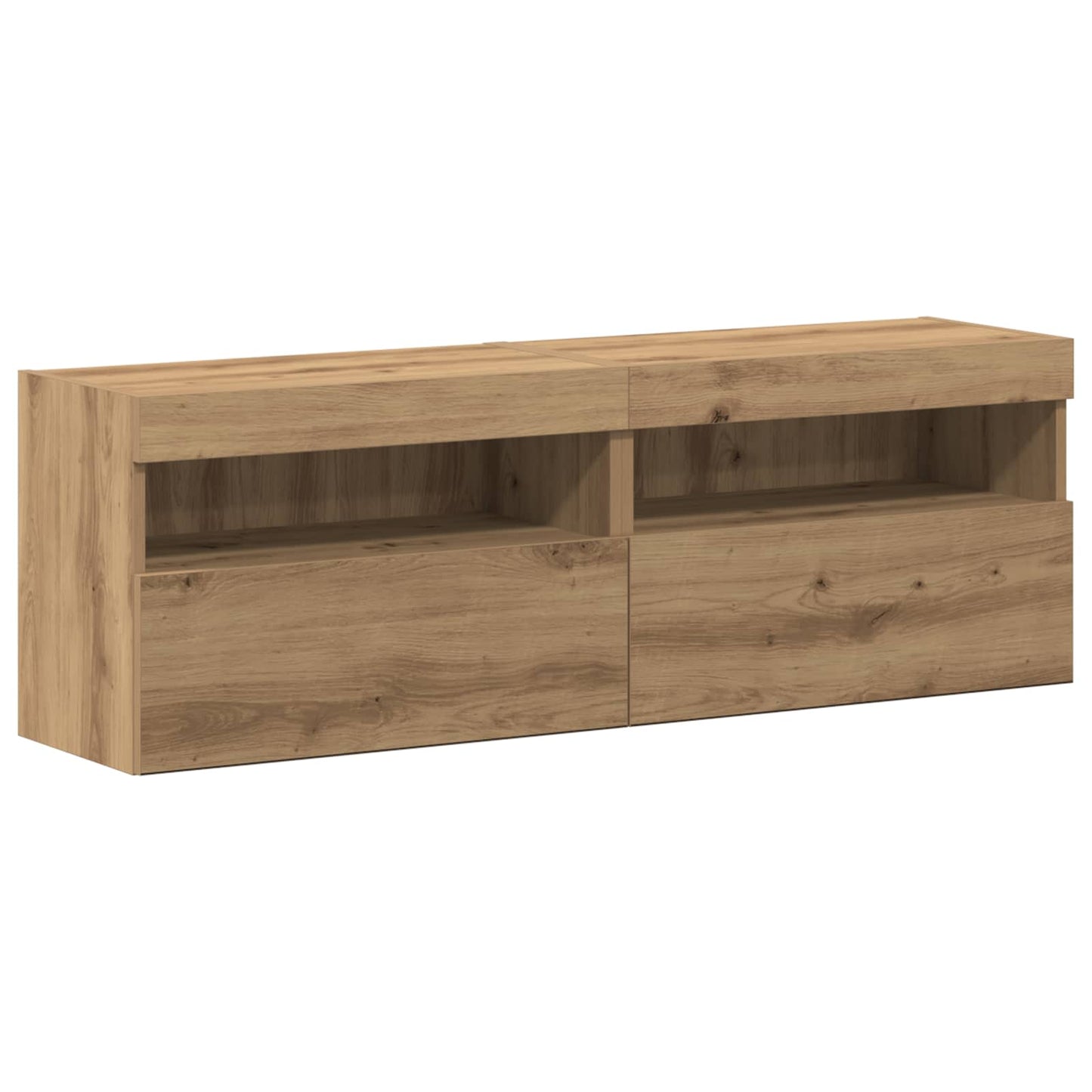 Set mobile TV 6 pcs rovere artigianale Legno multistrato