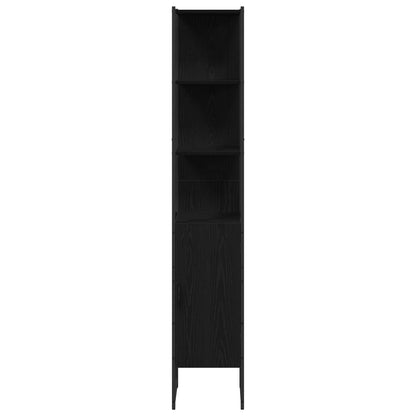 Unità da Bagno con lo scaffale 3 pcs Nero Legno multistrato | homemem39