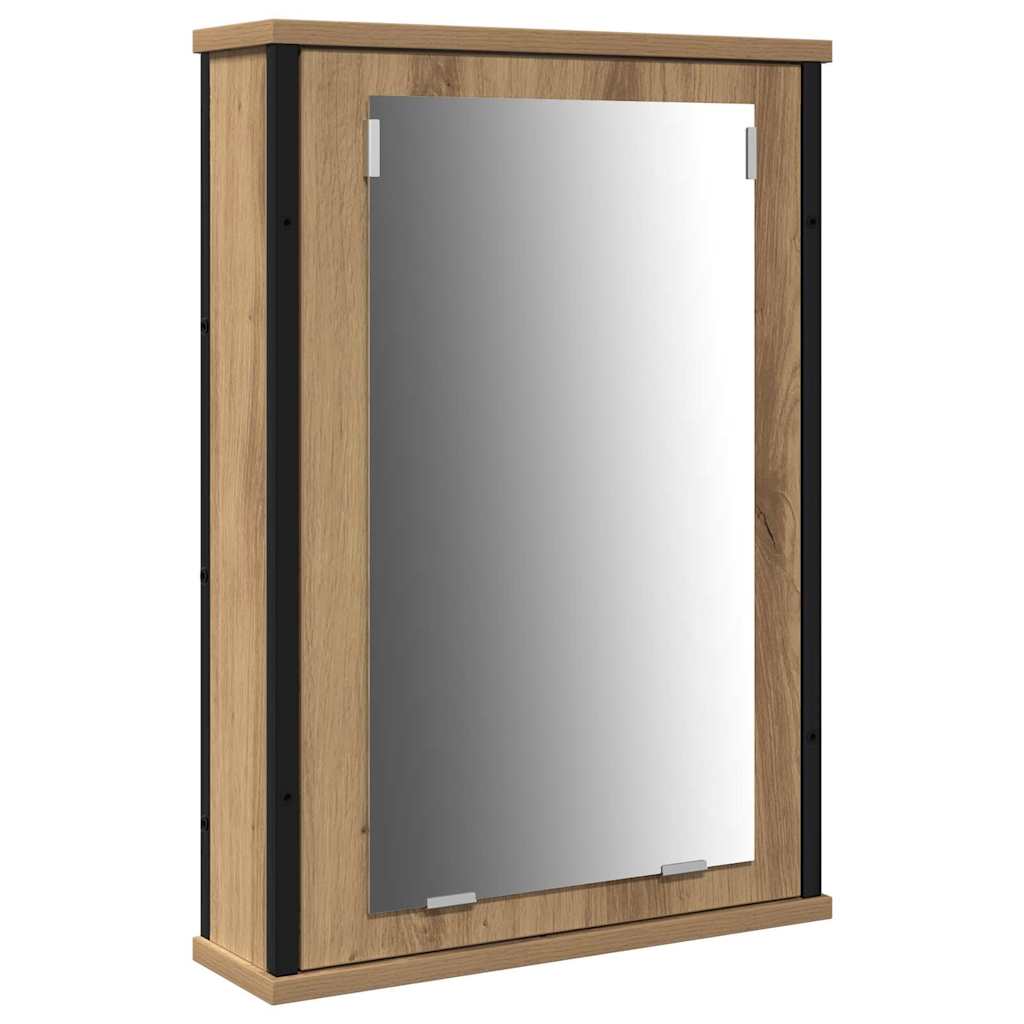 Set di mobili per il bagno 3 pz Rovere artigianale | homemem39
