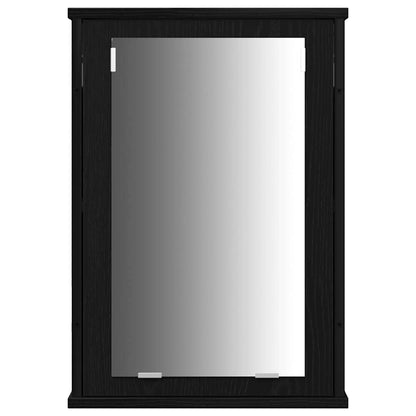 Set di mobili per il bagno 3 pcs Rovere Nero Legno multistrato | homemem39