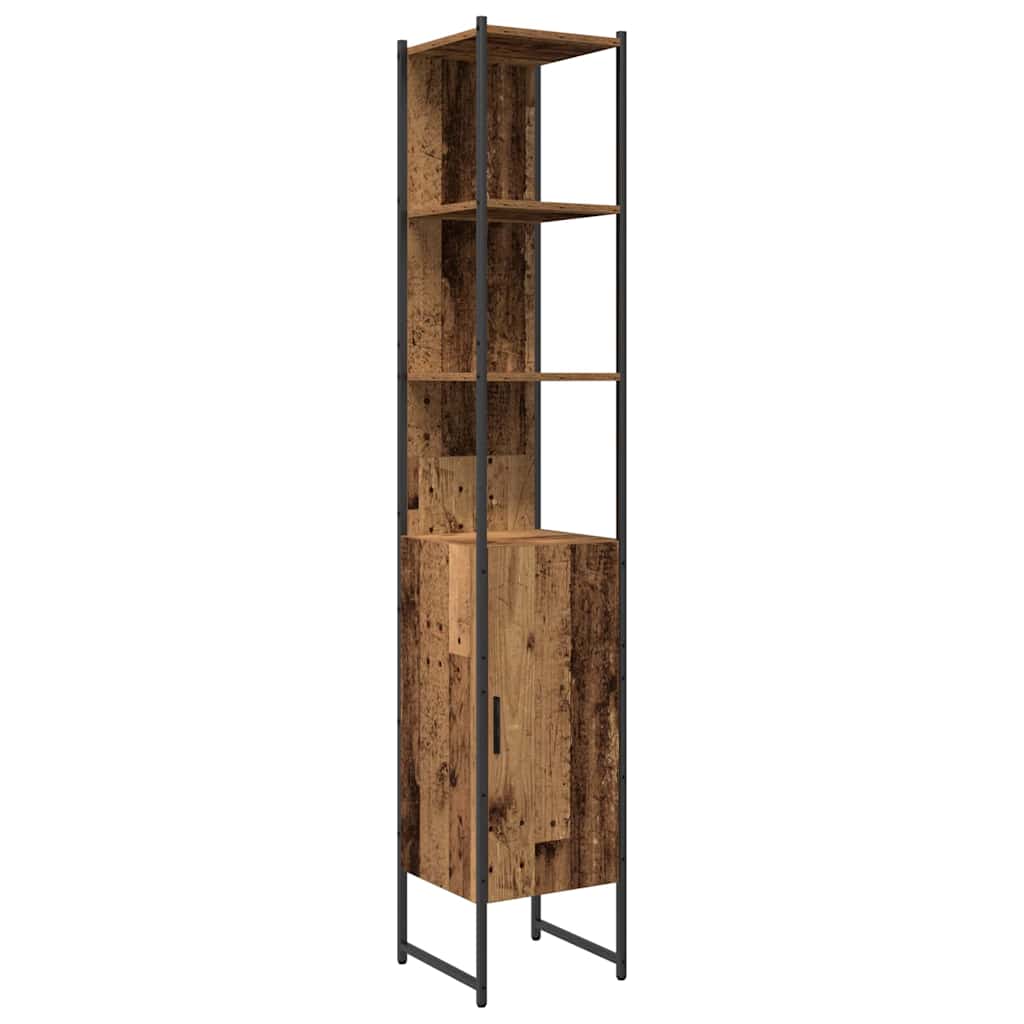 Set di mobili per il bagno 4 pcs Marrone 33 x 33 x 185.5 cm | homemem39