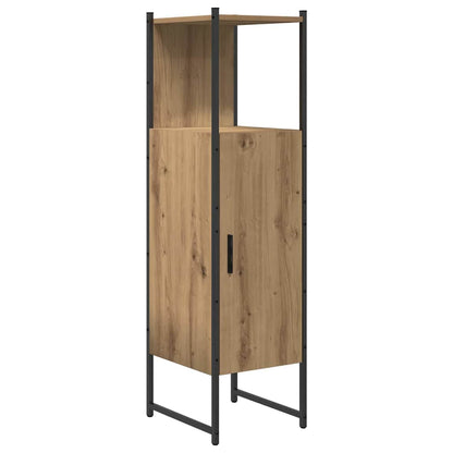 Set di mobili per il bagno 4 pz Marrone 33 x 33 x 185,5 cm | homemem39