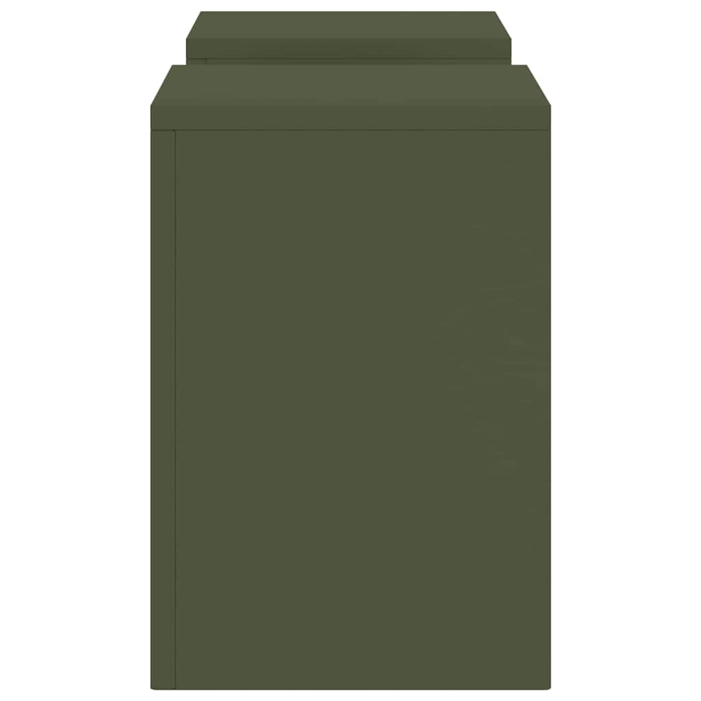 Supporti per piante 2 pcs Oliver verde 24 x 24 x 35 cm Acciaio